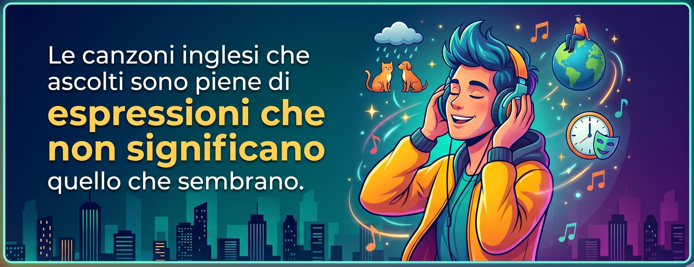 Le canzoni inglesi che ascolti sono piene di espressioni che non significano quello che sembrano